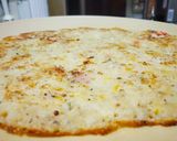 A picture of step 4 of Suji chilla.