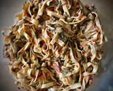 Foto del paso 12 de la receta: Tallarines frescos con salsa de espinacas y tomate