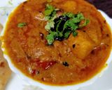 मसालेदार दही आलू की सब्जी (masaledar dahi aloo ki sabzi recipe in Hindi) रेसिपी चरण 5 फोटो