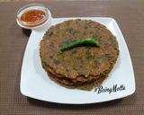 A picture of step 6 of Bajra Methi-Palak Thepla.