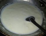 A picture of step 2 of Kesar-Elaichi Rabdi.