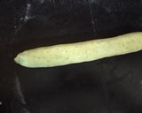 A picture of step 4 of Green chickpeas spiral kachori.
