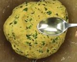 A picture of step 4 of Moringa paratha.