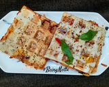 A picture of step 8 of Italian Pizza Waffle.