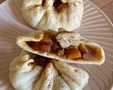 Une image de l'étape 10 de Banh bao porc, champignons et oeufs.