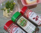 A picture of step 1 of Italian seasoning Garlic butter board.