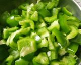 A picture of step 2 of Capsicum Besan ki Sabji.