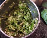 A picture of step 4 of Mustard Green Maggi.