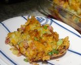A picture of step 5 of Crispy Cheese and Bacon Potatoes.