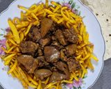عکس مرحله 3 از دستور خوراک جگر مرغ