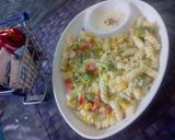 A picture of step 7 of White sauce pasta.
