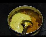 A picture of step 4 of Yellow Pumpkin Pachadi (side dish).