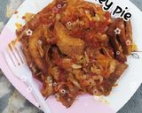 A picture of step 4 of Veggies peppered yam.