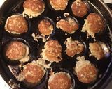 A picture of step 5 of California Farm made Sour Cream, Cold Smoked Salmon and Potato Poffertjes.
