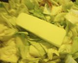 A picture of step 1 of Cognac, Cabbage, Gammon, Butter and Leeks.