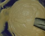 A picture of step 2 of Zebra cake.