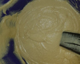 A picture of step 2 of Zebra cake.