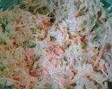 A picture of step 5 of My ultimate coleslaw with deep fried hotdogs.
