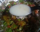A picture of step 7 of Mix plate chaat.