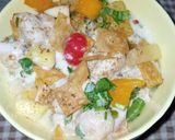 A picture of step 6 of Boondi Fruity Chaat.
