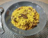 Foto del paso 6 de la receta: Arroz meloso trufado con hígados y mollejas de pollo
