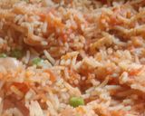गाजर मटर की तीखी पुलाव (Gajar matar ki tikhi pulao recipe in Hindi) रेसिपी चरण 6 फोटो