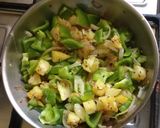A picture of step 11 of Aloo Simla Mirch - My Style.