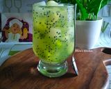 Foto langkah ke 3 dari resep Es Sarang Burung Melon.