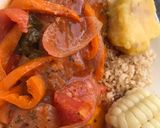A picture of step 4 of Peruvian Fish Escabeche 🇵🇪🐟.