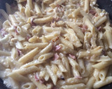Foto del paso 4 de la receta: Macarrones con carbonara de cebolla