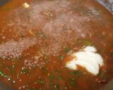 A picture of step 3 of Rajma with Methi and Palak.