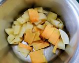 A picture of step 1 of Dry Neem Flowers, Veggies Subzi(no onion, garlic).