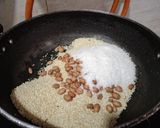 A picture of step 1 of White sesame ladoo.