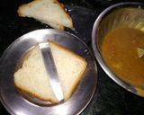 A picture of step 1 of Bhaji Grill Sandwich.