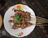 Foto langkah ke 8 dari resep Sate Ayam Kacang Simple (Homemade/ Pakai Teflon).