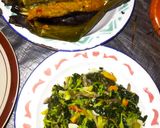 Foto langkah ke 7 dari resep Tumis bunga dan daun pepaya.