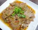 รูปขั้นตอนการทำที่ 3 ของ หมูหมักผัดพริกขี้หนู