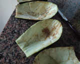 Foto del paso 1 de la receta: Berenjena rellena (rápido)