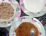 A picture of step 2 of Bhune aate ki choori.