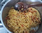Foto del paso 4 de la receta Pasta fresca con verduras y burrata