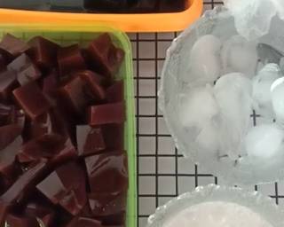 Es Cincau Jelly Cokelat Dalgona Coffee - Step 1