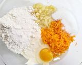 Foto del paso 2 de la receta Budin de plátano, zanahoria y coco