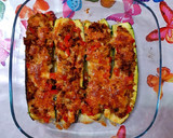 Foto del paso 11 de la receta: Calabacines rellenos de carne 😋