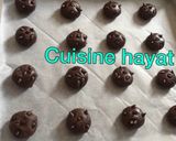 A picture of step 7 of Nutella Brownie Cookies 😋.