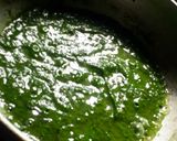 A picture of step 6 of Palak paneer.