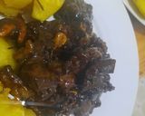 A picture of step 7 of Honey glazed mbuzi.