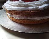 Dió torta tejszínes mascarpone krémmel recept fázis 4 fotója