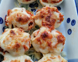 Foto del paso 9 de la receta: Huevos rellenos vegetarianos gratinados