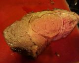 A picture of step 11 of Bone-in Prime rib with red chard, and mini golden potatoes.