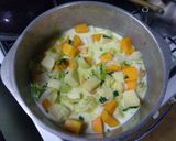 Foto del paso 3 de la receta: Sopa Súper cremosa de zapallo anco y verduras